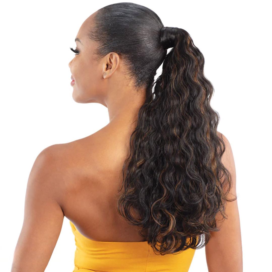 Shake N Go Organique Pony Pro Secret Pocket Ponytail - Breezy Wave 18" (Color : P4/30)