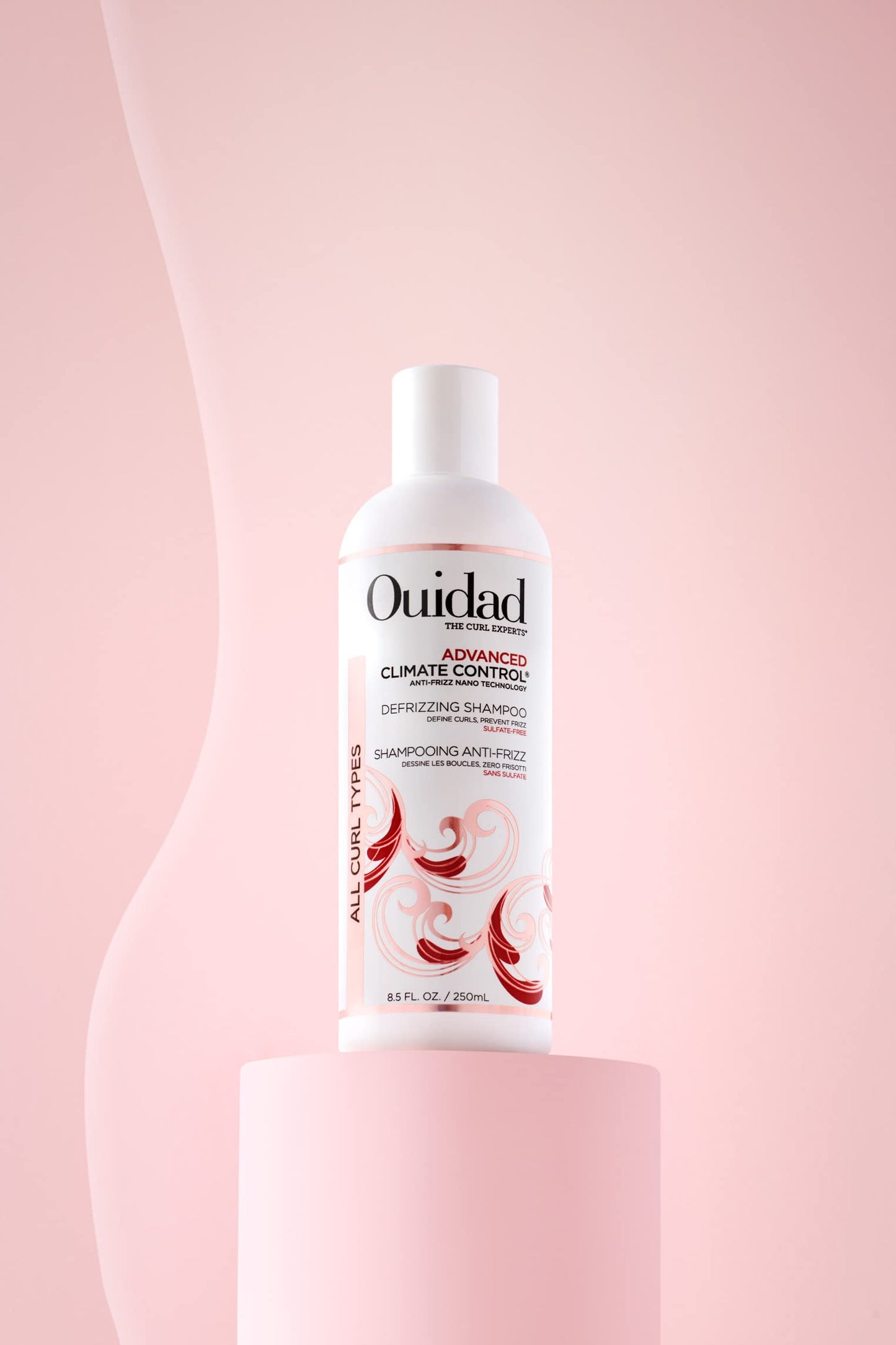 Ouidad Advanced Climate Control Defrizzing Shampoo - 8.5 fl oz, Curl Defining Hair Shampoo, Anti-Frizz Nano Technology, Sulfate-free and Safe Beauty & Personal Care Ouidad
