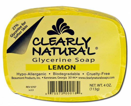 Clearly Natural Glycerine Bar Soap Lemon - 4 oz Beauty & Personal Care Clearly Natural