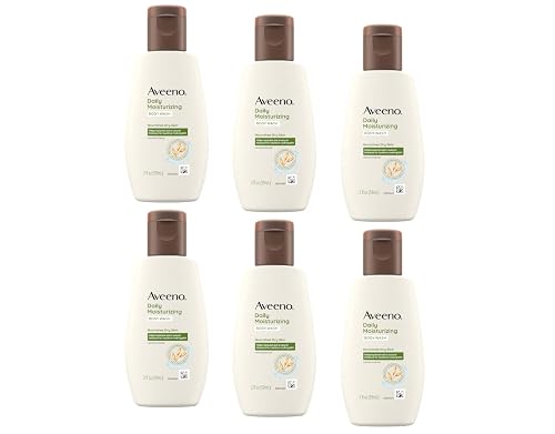 Aveeno Daily Moisturizing Body Wash, Travel Size, 2 Fluid Ounce (Pack of 6) Beauty & Personal Care Aveeno