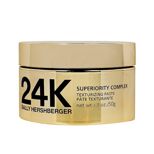 SALLY HERSHBERGER 24K Hair Texturizing Paste for Men & Women - Premium High Shine Pomade - All Day Hold - Hydrating and Volumizing - for Styling Beauty & Personal Care SALLY HERSHBERGER