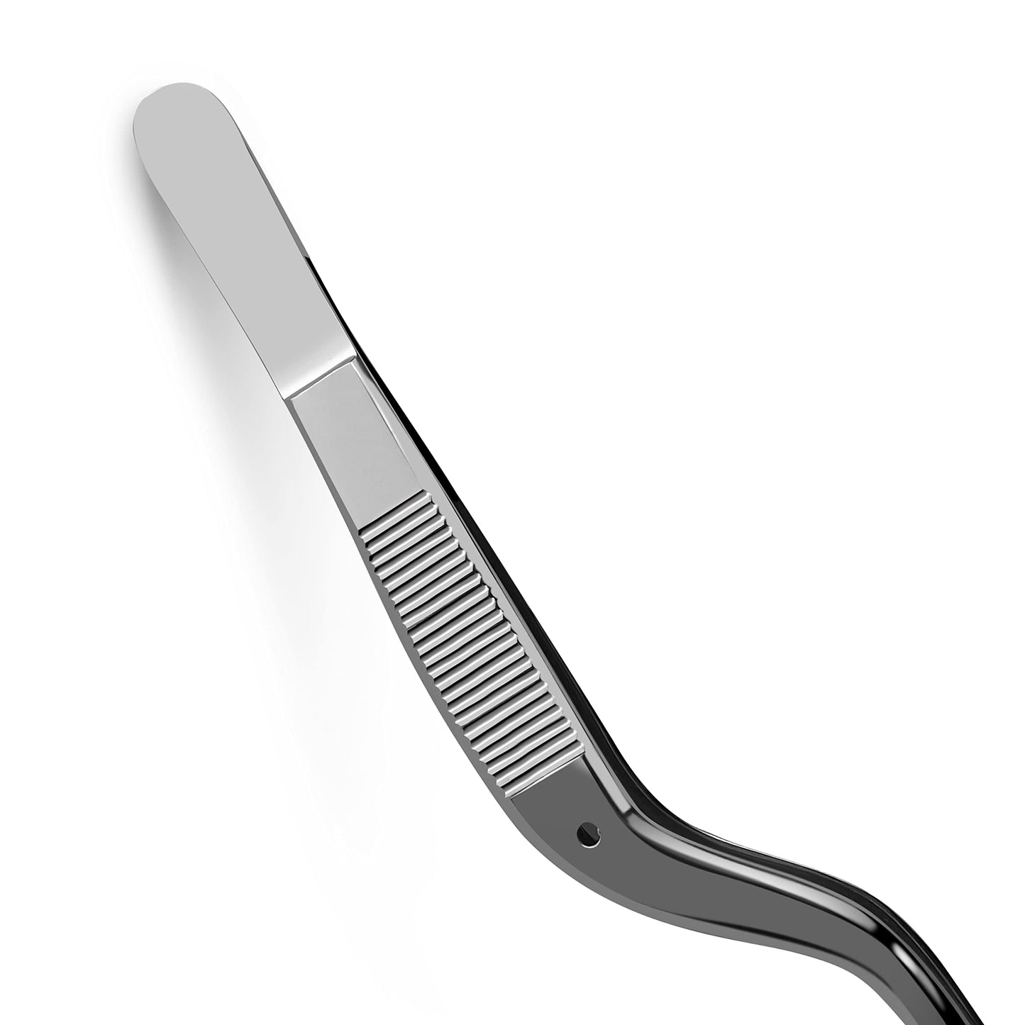 Luca Ear Adson Bayonet Shape Tweezer Forceps Stainless Steel (Bayonet Shape, 8") Beauty and Personal Care SURGICAL ONLINE