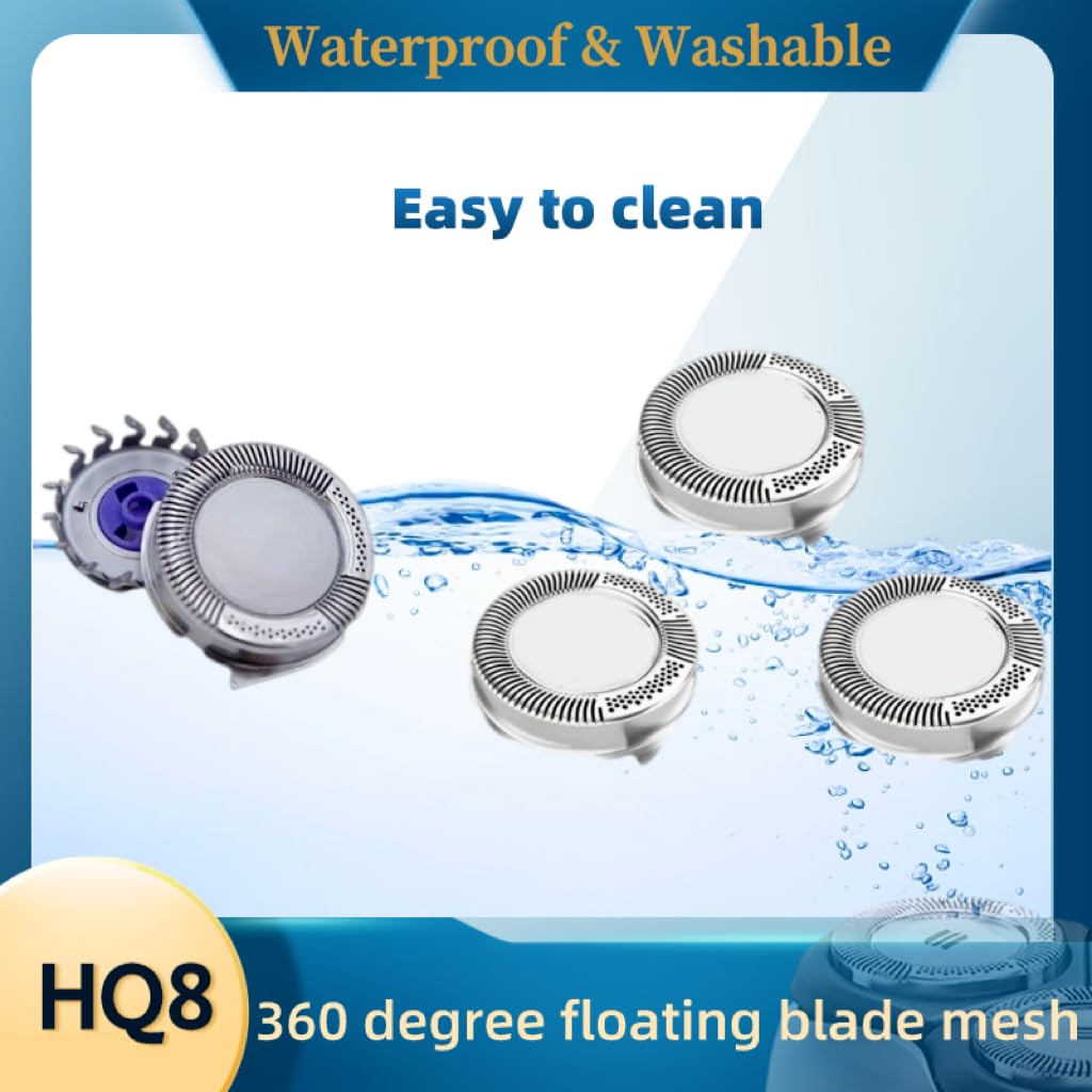 3Pcs HQ8 HQ7 Replacement heads Fit for s norelco shaver AT880 AT810 PT720,7120X, 7125X, 7140XL, 7145XL, 7150X, 7180XL, 7310XL, 7315XL, 7325XL, 7340XL Beauty and Personal Care BNVXR