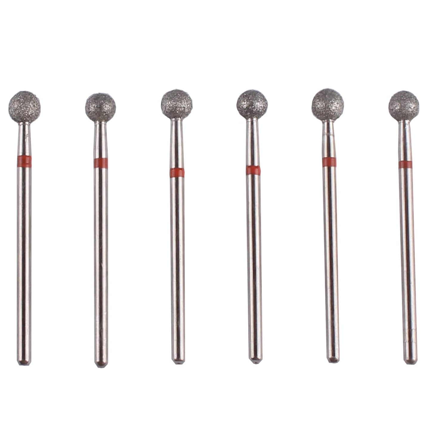 MZCMSL 6pcs Pro Diamond Ball Bits,Cuticle Drill Bit Set for Russian Manicure,3/32 Shank efile Bit (?5.0mm) Beauty & Personal Care MZCMSL