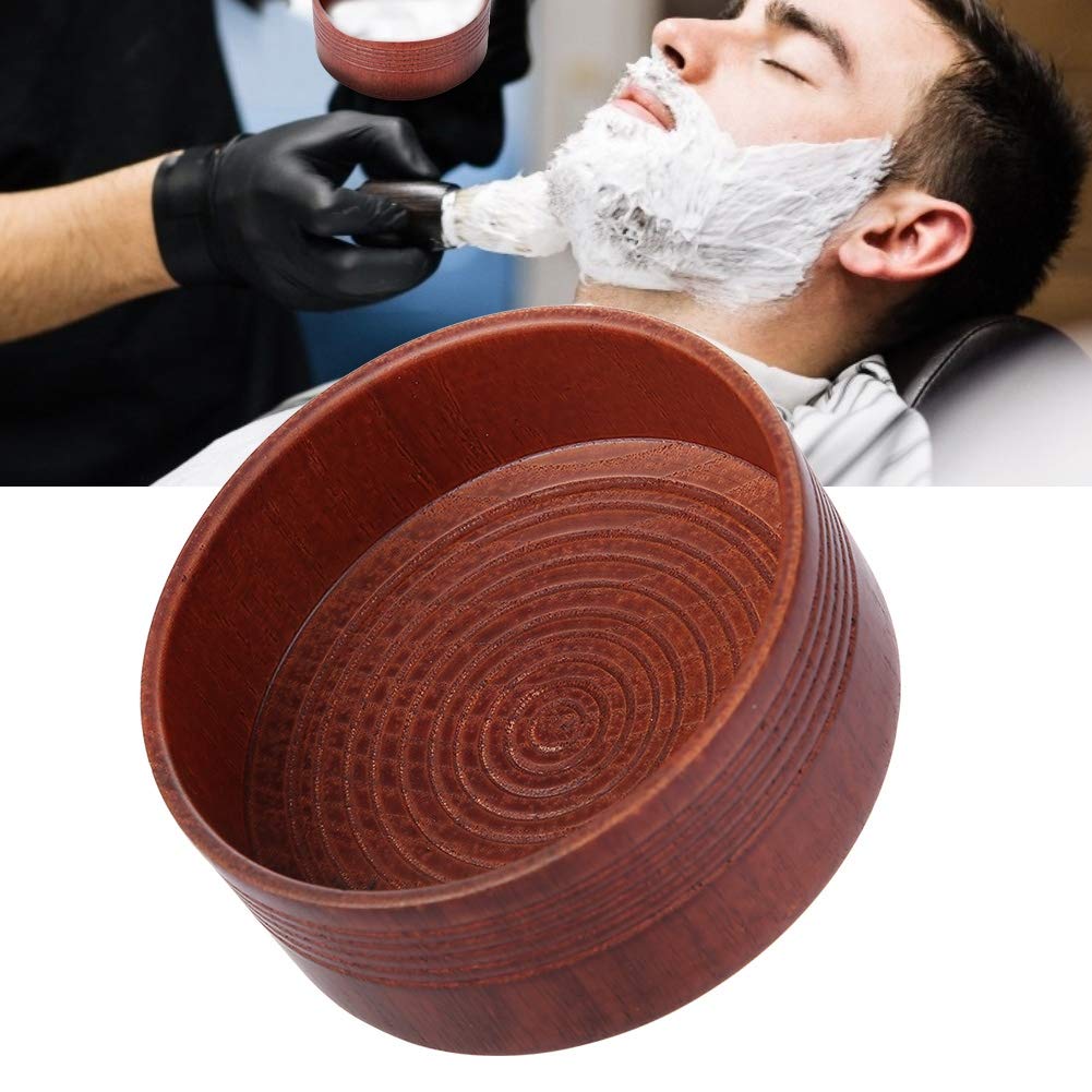 Vruping Soap Bowl, Wooden Shaving Soap exquisite Mug with The Best Effect Enhance Your Shave Suitable For Man Beauty and Personal Care Vruping