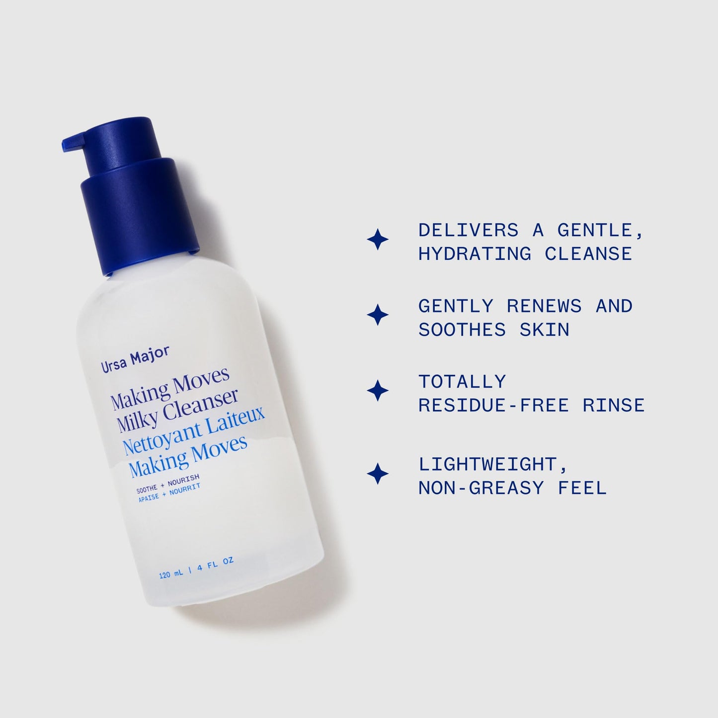 Ursa Major Making Moves Milky Cleanser | Natural, Vegan & Cruelty Free | Daily Non-Foaming cleanser for Normal to Dry & Sensitive Skin | For Men Beauty & Personal Care Ursa Major