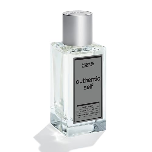 Modern Memory Authentic Self Eau de Toilette for Men, 2.5 fl oz - Notes of Bergamot, Orange Blossom & Patchouli Beauty & Personal Care Modern Memory