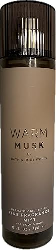 Bath & Body Works Warm Musk Fine Fragrance Mist 8 Ounces Beauty & Personal Care Bath & Body Works