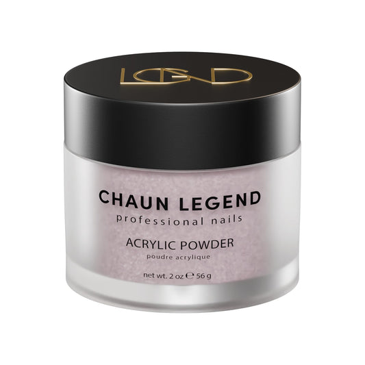 Chaun Legend Acrylic Powder, 2oz Long Lasting Salon Quality, Bubble Free, Self Leveling Professional Manicures, Fake Nails, Carving & Extensions, Pink