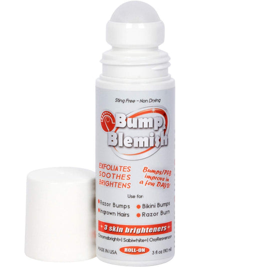 BUMP & BLEMISH 90 ML LARGER ROLL-ON CHROME FORMULA Solution for all hair removal complications: razor bumps (PFB), razor burn, ingrown hairs & the Beauty & Personal Care Bump & Blemish