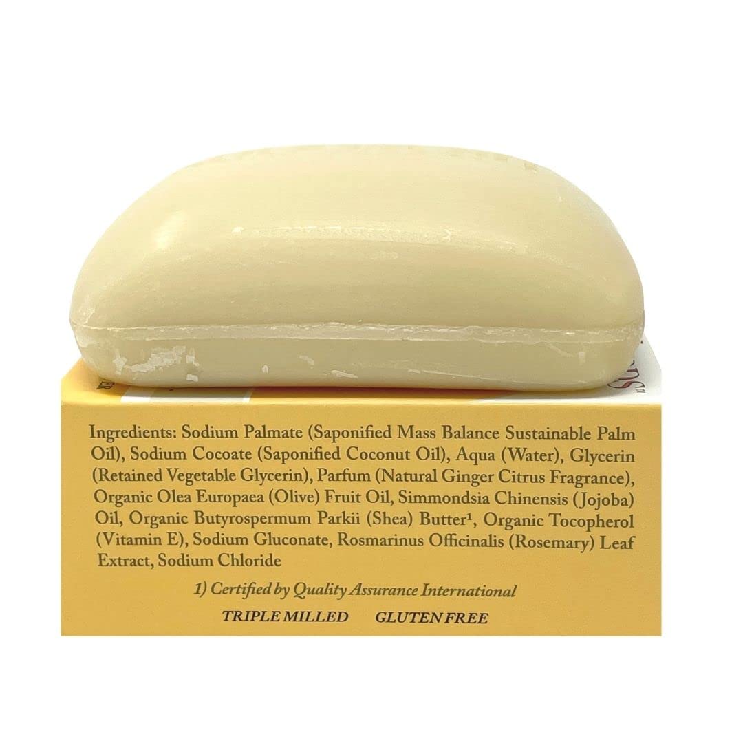 Dr. Woods Ginger Citrus Bar Soap with Jojoba Oil & Organic Shea Butter, 5.25 Ounce (Pack of 3) Beauty & Personal Care Dr. Woods