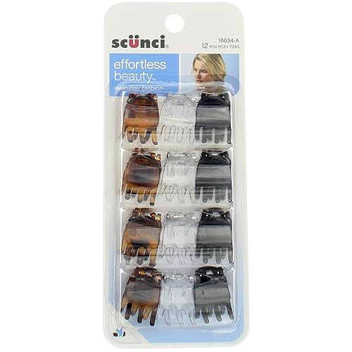 Scnc Jaw Clips Chky Size 12pc Scnc Jaw Clips Chky 12pc Beauty & Personal Care BEVERLY JOHNSON