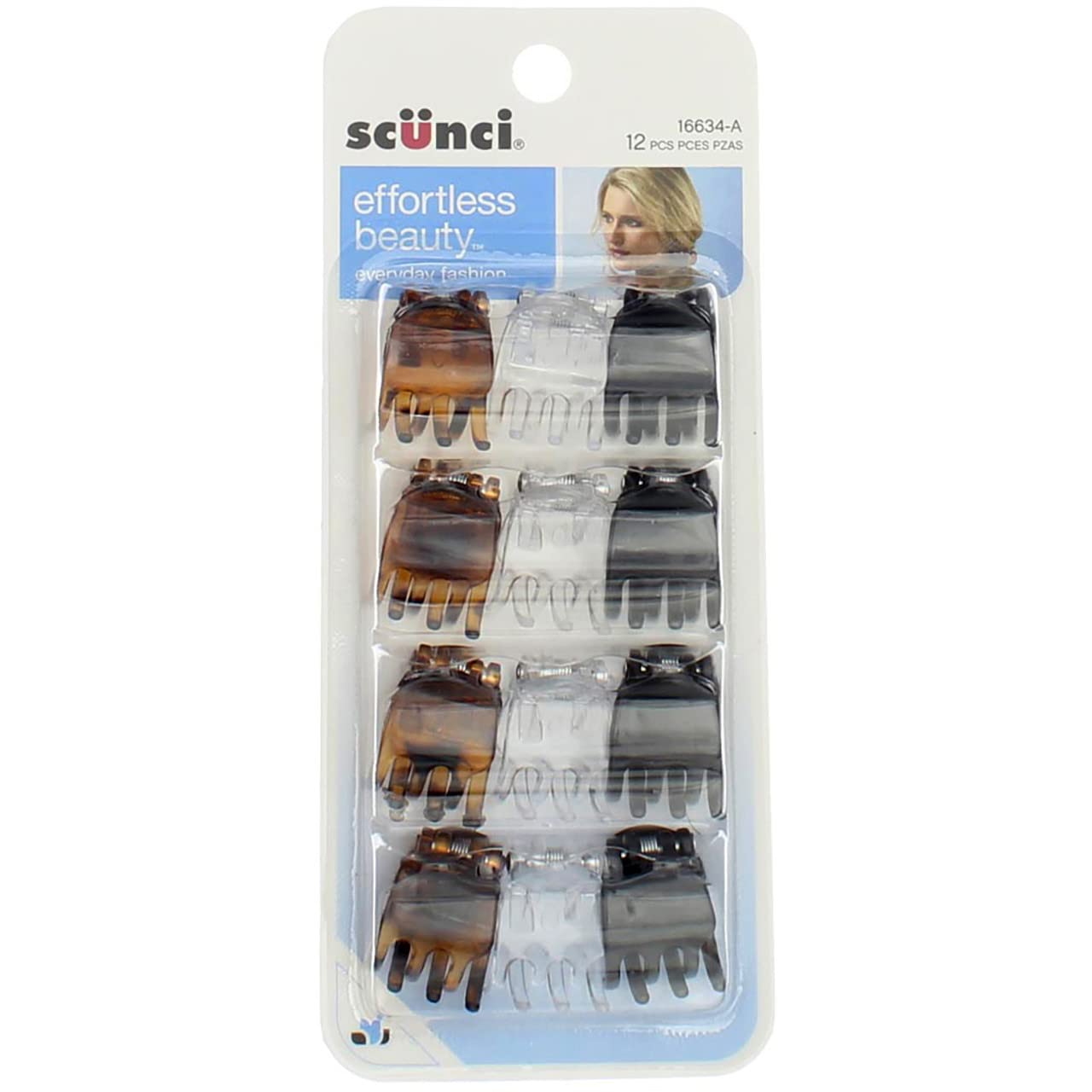 Scnc Jaw Clips Chky Size 12pc Scnc Jaw Clips Chky 12pc Beauty & Personal Care BEVERLY JOHNSON