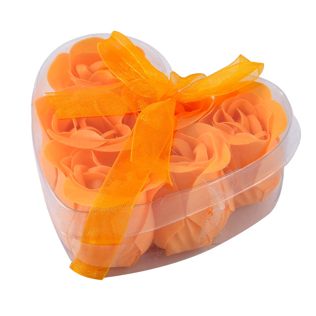 Ruilogod Rose Bud Shape Scented Bath Petals Wedding Gift w Box 6pcs Yellow (id: b0a 297 514 e96 56a Beauty and Personal Care Ruilogod