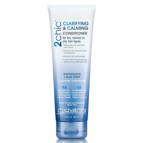 GIOVANNI 2chic Clarifying & Calming Conditioner - Clarifying Hair Conditioner, Helps Remove Residue, Hydrating, Detox Conditioner, Color Safe Beauty & Personal Care GIOVANNI