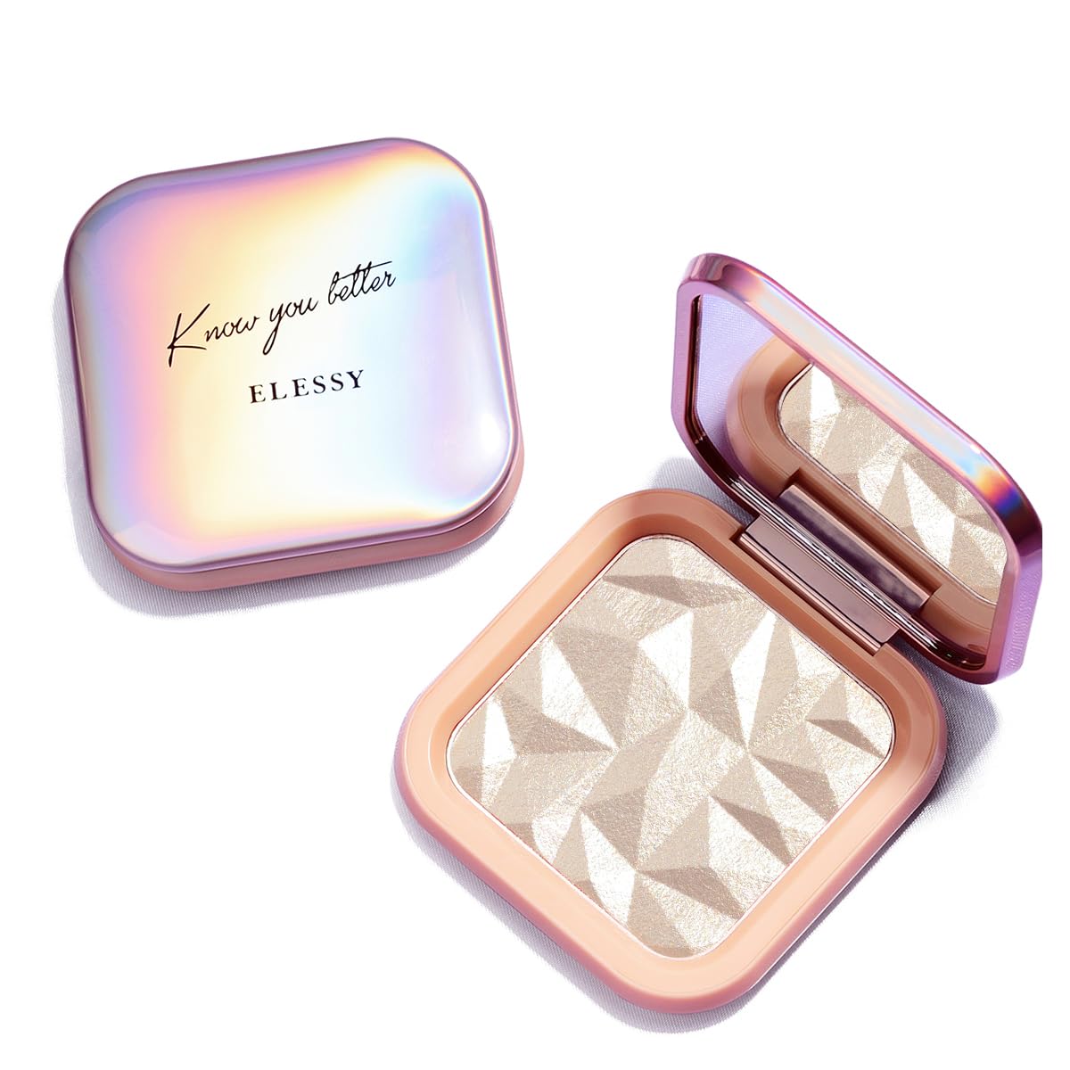 ELESSY Highlighter Makeup Palette,Face Glitter illuminator Palette,Natural Sparkling Finish Highlighter Powder,High Glossy Shimmer Smooth Baked Beauty & Personal Care ELLESY