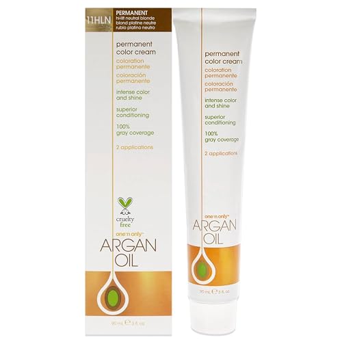 One N' Only Permanent Hair Color - Permanent Hair Dye Made with Argan Oil - Delivers Rich, Accurate Tones with Gray Coverage - Improves Moisture Beauty & Personal Care One 'N Only