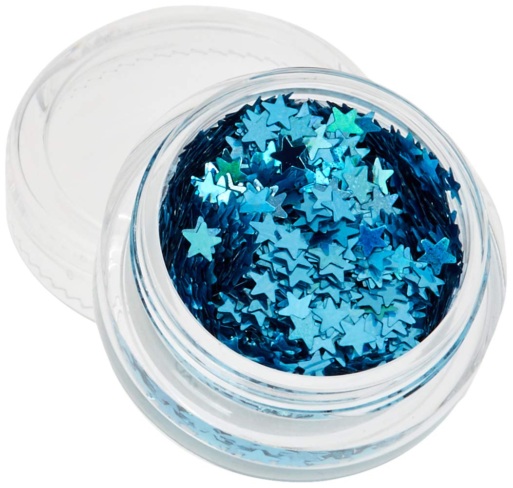 Stargazer Blue Face and Body Glitter Stars Rave Festival Beauty & Personal Care Stargazer Enterprises