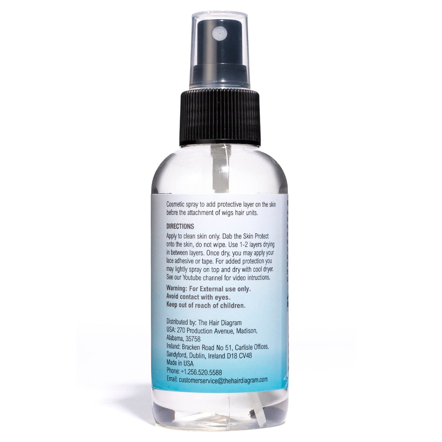 The Hair Diagram - Bold Hold Skin Protectant - Sensitive Skin Scalp Protector and Antiperspirant - Irritation Protection from Lace Wig Glues, Tapes Beauty and Personal Care The Hair Diagram