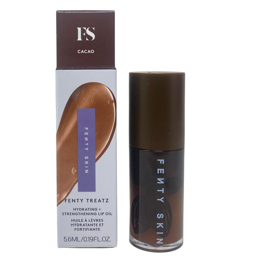 FENTY BEAUTY Skin Fenty Treatz Hydrating + Strengthening Lip Oil - Cacao - 0.19 fl / 5.6 mL Beauty & Personal Care FENTY BEAUTY