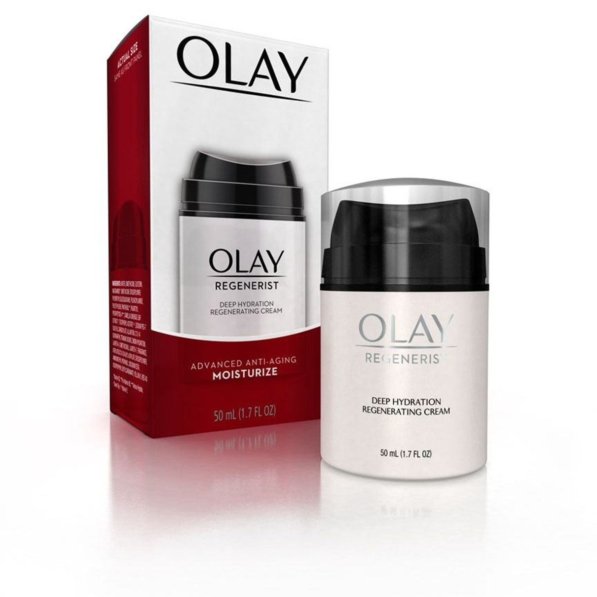 (PACK of 2) OLAY Regenerist DEEP HYDRATION REGENERATING Cream, Advanced Anti-Aging Moisturizer 1.7 Fl Oz (50 ml) EACH Beauty & Personal Care Olay