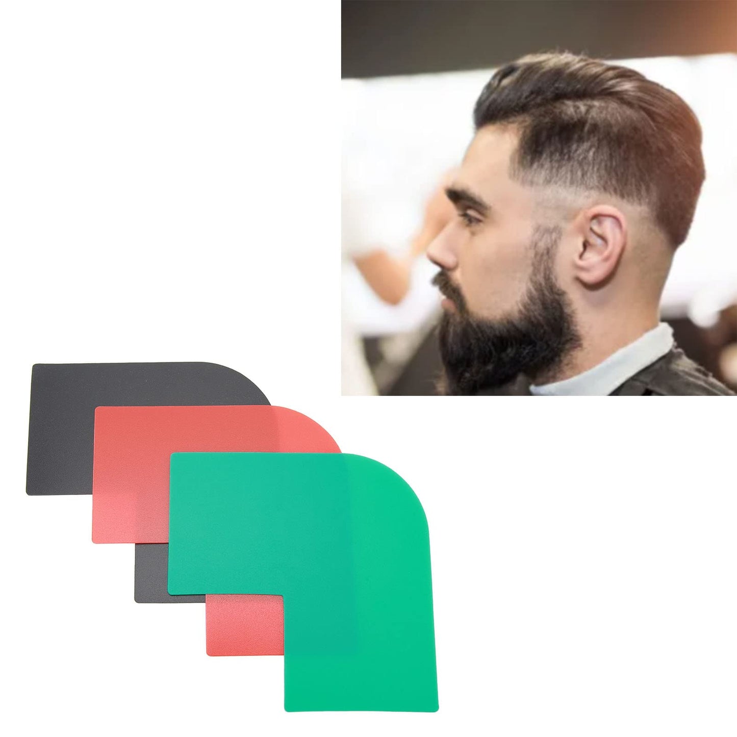 Beard Shaper Template Shaping Tool, Quality Beard Template Styling Template Moustache Trimming Beauty Tool Provides A Template For Men'S And Cheekline Beauty and Personal Care ZJchao