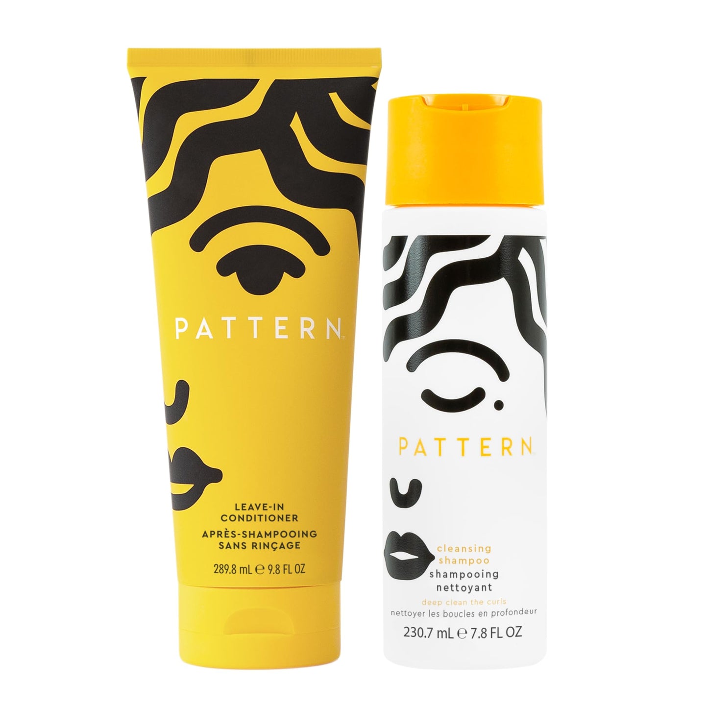 PATTERN Cleanse & Condition Duo, Leave-In Conditioner and Clarifying Shampoo, 2-Piece Kit for Curls and Coils Beauty & Personal Care PATTERN