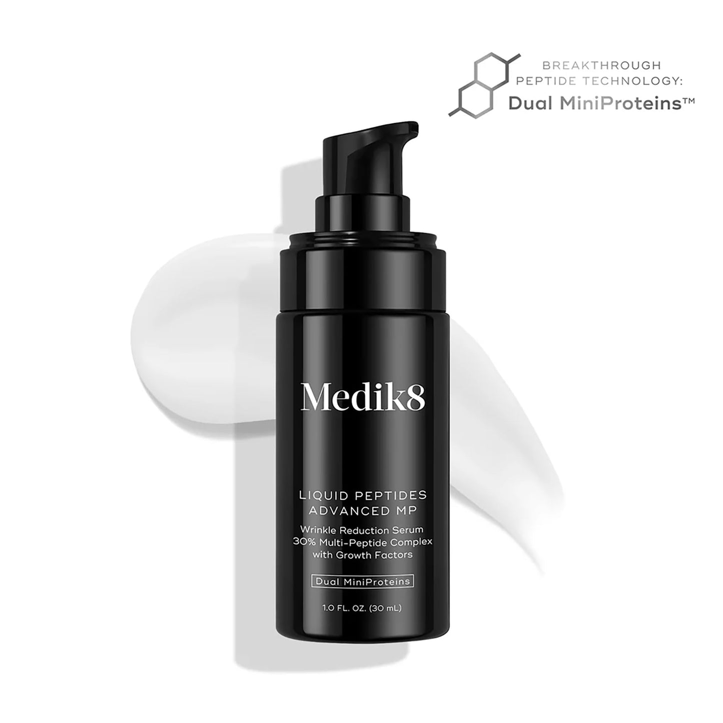 Medik8 Liquid Peptides Advanced MP - Peptide Serum - Face Serum for Wrinkle Reduction - Hydrating and Supports Collagen, Hyaluronic Acid - 1 oz. Beauty & Personal Care Medik8