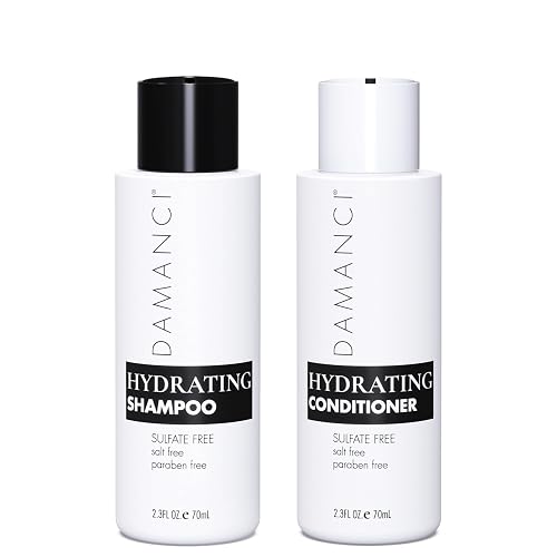 Damanci Hydrating Shampoo and Conditioner Duo, Sulfate Free Shampoo and Conditioner for Dry Hair, with Keratin and Collagen, Paraben and Salt Free Beauty & Personal Care DAMANCI