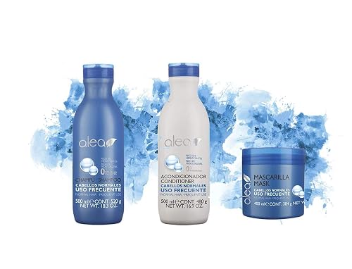 Alea Normal Hair Frequent Use Rich in MOISTURIZER Shampoo + Conditioner + Mask Set Beauty & Personal Care Alea Cosmetics