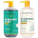 Alaffia Shampoo and Conditioner, Vanilla Mint - EveryDay Shea Sulfate-Free Shampoo and Conditioner Set with Shea Butter and Coconut Oil, 32 Oz Ea Beauty & Personal Care Alaffia