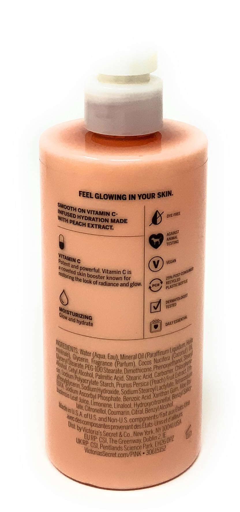 Victoria's Secret Coco Peach Glow-Boosting Body Lotion 14 fl oz Limited Edition Beauty & Personal Care Victoria's Secret