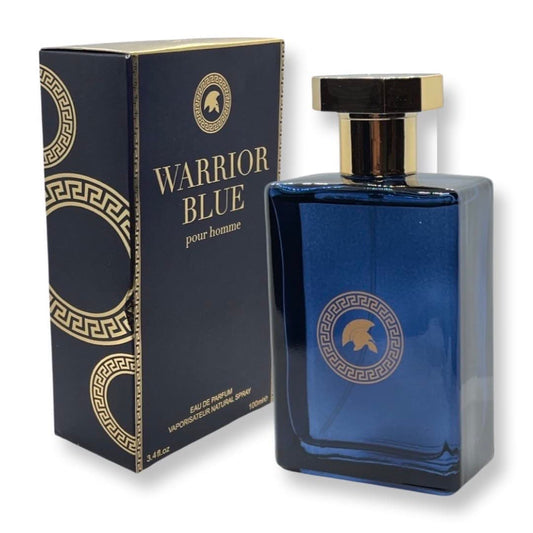 United Scents WARRIOR BLUE pour homme Eau de Parfum - 3.4 Fl Oz Fragrance for Men - Top Notes: Mint, Green Apple and Lemon Beauty & Personal Care United Scents