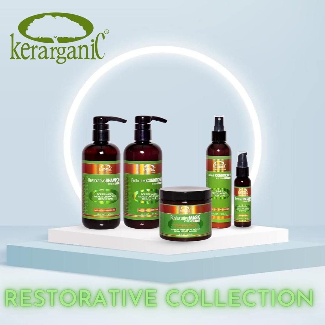 KERARGANIC RESTORATIVE XTREME HAIR REPAIR PRODUCTS FRIZZ CONTROL KIT Beauty & Personal Care KERARGANIC