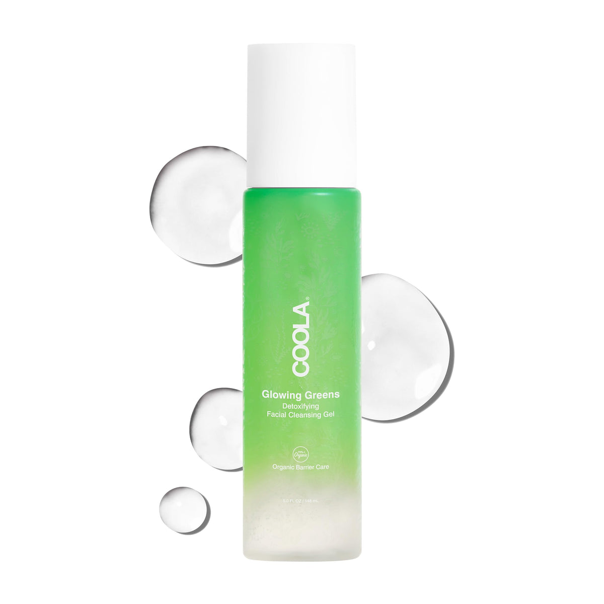 COOLA Organic Glowing Greens Facial Cleanser, Dermatologist Tested Skin Barrier Protection with Aloe Vera Juice, Vegan and Gluten Free, 5 Fl Oz Beauty & Personal Care COOLA