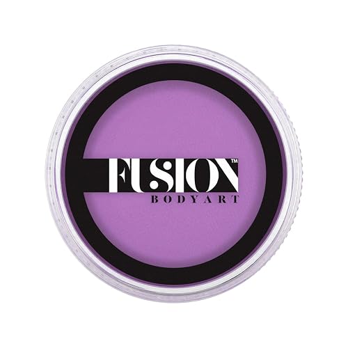 Fusion Body Art Pro Face Paint | Prime Fresh Lilac (32gm), Professional Quality Water Activated Face & Body Paint Supplies - Single Makeup Cake Beauty & Personal Care FUSION BODY ART