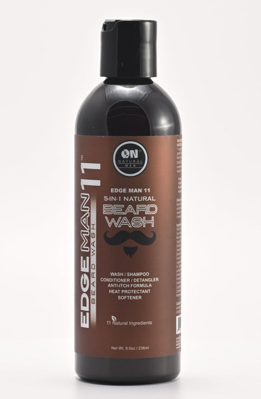 On Natural - Edga Man 11 - Beard Wash 8oz. Beauty and Personal Care On Natural