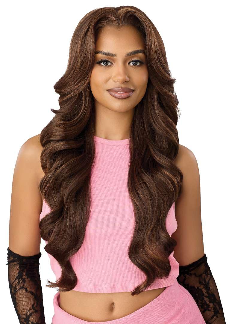 Outre Lace Front Wig - Perfect Hair Line 13X6 - True Frontal Peak 719 (JET BLACK 1)