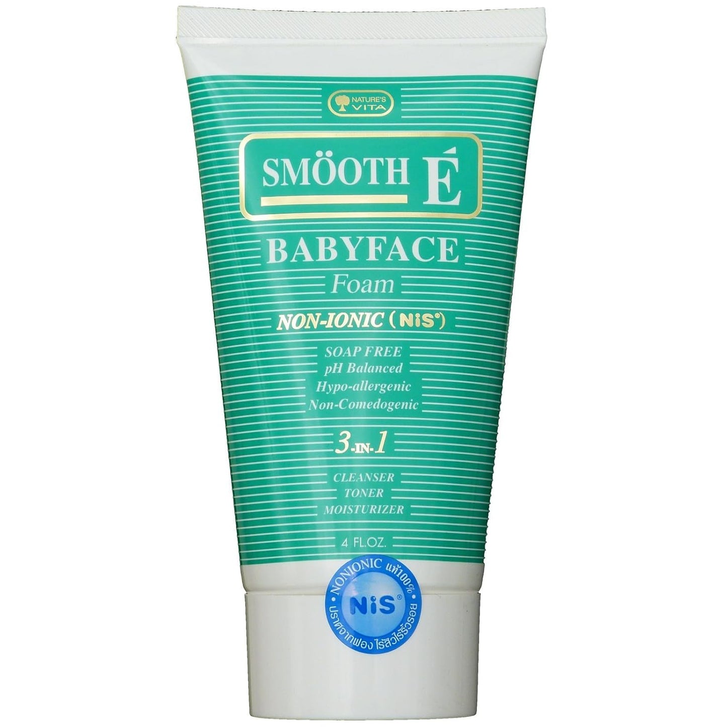 Smooth E Babyface Foam Non-ionic Facial Cleanser 4.0 Fl Oz Beauty & Personal Care Smooth E