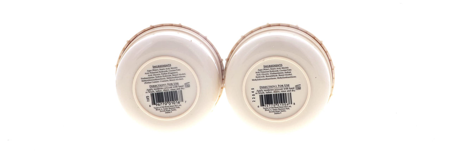 Taylor of Old Bond Street Shave Cream - 2 Pack 5.3 0z Each Choose Your Scents! (Almond and Coconut) Beauty and Personal Care Tobs