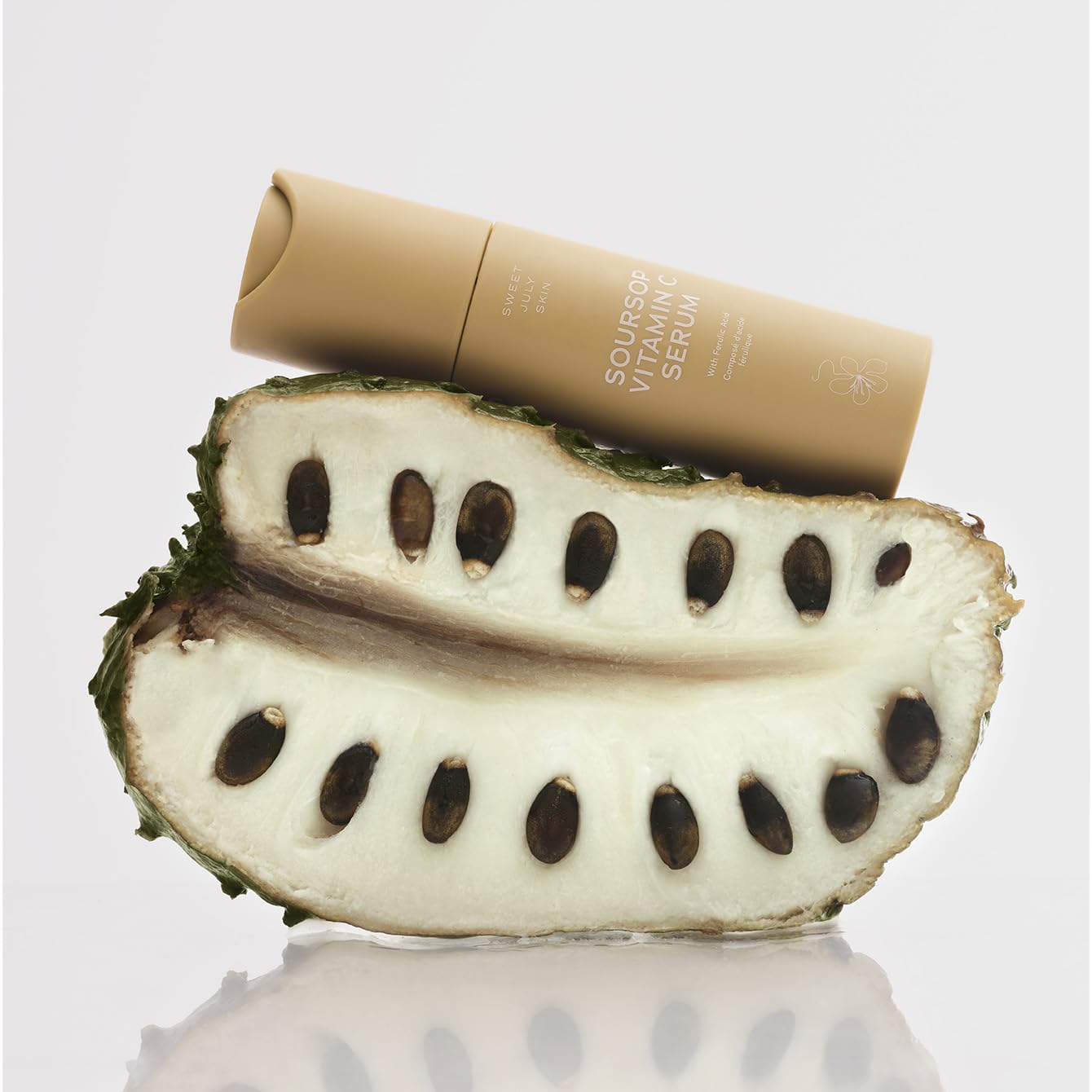 SWEET JULY SKIN Soursop Vitamin C Serum - Soursop, Ferulic Acid & Green Tea, Daily Face Serum for All Skin Types, Hydrating, Firming, Improves Beauty & Personal Care SWEET JULY