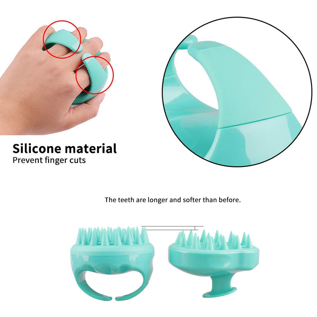 WaNana Body Cellulite Remover Fascia Release Massage Brush Handheld Bath Shower Hair Shampoo Scalp Brush Body Silica Gel Comb Conditioner Clean Head Beauty and Personal Care WaNana