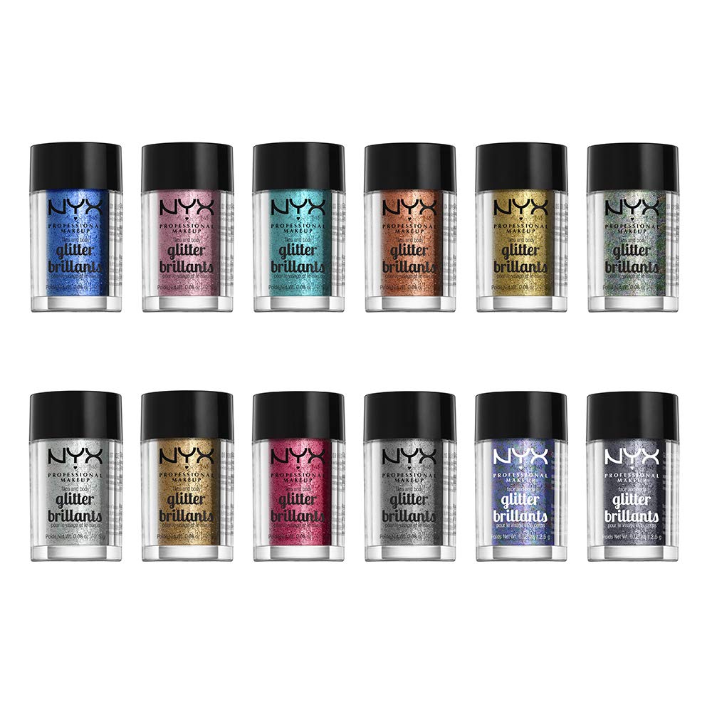 NYX PROFESSIONAL MAKEUP Face & Body Glitter, Bronze Beauty & Personal Care NYX PROFESSIONAL MAKEUP
