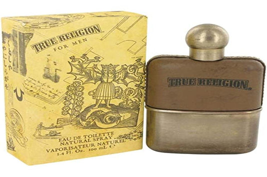 True Religion by for Men. Eau De Toilette Spray - 100 ml / 3.4 Fl Oz - woody fougere - mandarin, ozone, aqua, cardamom, violet leaf, spice, lavender Beauty & Personal Care True Religion