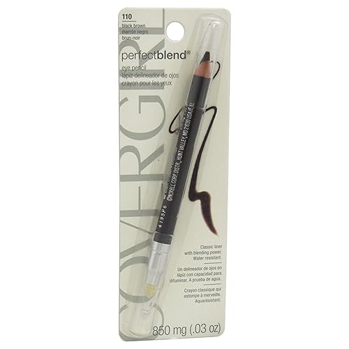 COVERGIRL Perfect Blend Eyeliner Pencil, Black Brown, 1 Count, .03 Oz, Eyeliner Pencil with Blending Tip For Precise or Smudged Look (Packaging May Beauty & Personal Care COVERGIRL