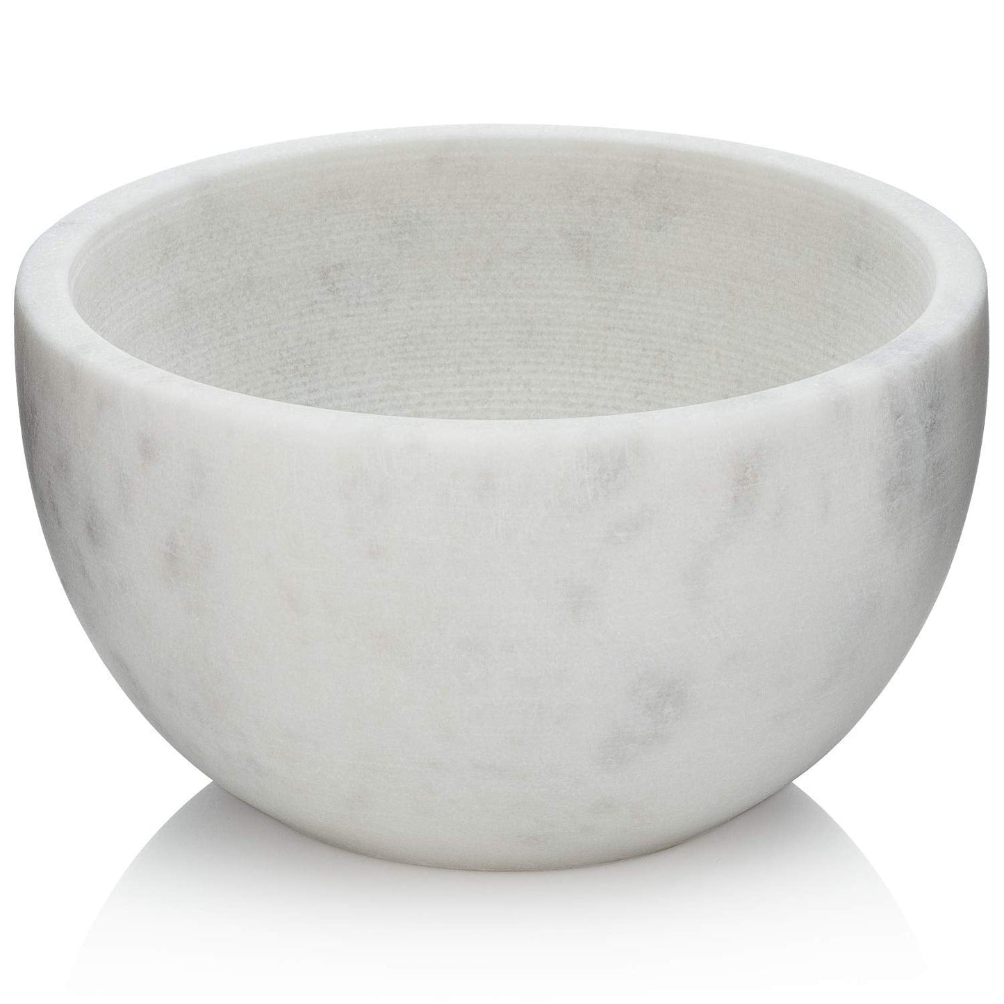 Beau Brummell The Original Marble Shaving Soap Bowl Handmade from 100% Natural Marble with Interior Grooves for Maximum Lather - Heat Retaining Stone Beauty and Personal Care Beau Brummell