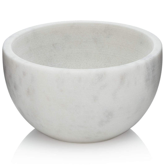Beau Brummell The Original Marble Shaving Soap Bowl Handmade from 100% Natural Marble with Interior Grooves for Maximum Lather - Heat Retaining Stone Beauty and Personal Care Beau Brummell