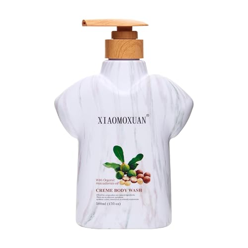 Xiaomoxuan Moisturizing Body Wash for Extra Dry Sensitive-Skin - Macadamia Nut-Oil Body Wash Cream for Women and Men - Hydrating Skin-Care Treatment Beauty & Personal Care Xiaomoxuan