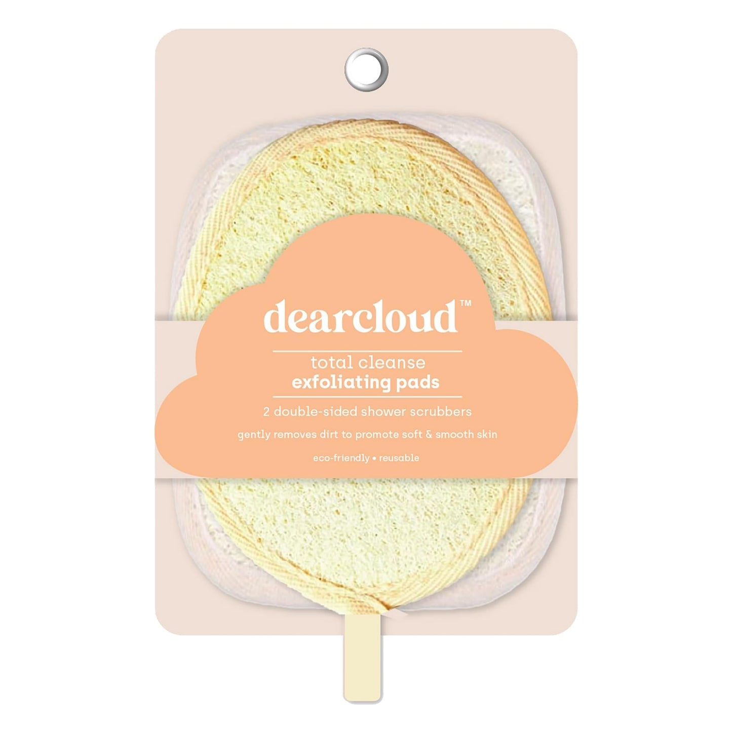 dearcloud Exfoliating Set - Loofah & Shower Scrubber (Orange) Beauty and Personal Care dearcloud