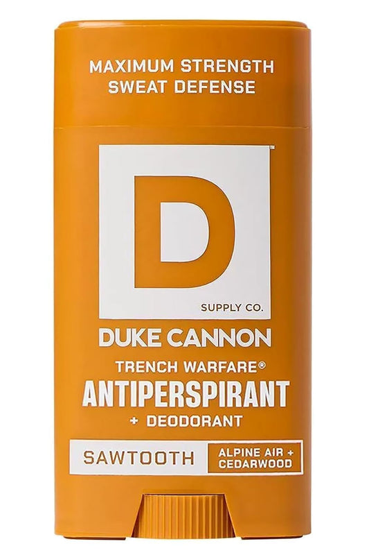 Duke Cannon Sawtooth Trench Warfare Antiperspirant Deodorant for Men - Alpine Air & Cedarwood Scent, 3 oz - Long-Lasting Sweat Protection Beauty and Personal Care Duke Cannon Supply Co.